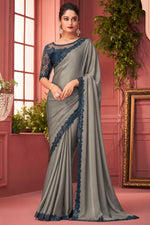 Load image into Gallery viewer, Beige Color Glorious Georgette Fabric Party Look Saree
