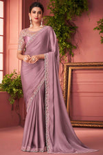 Load image into Gallery viewer, Blazing Pink Color Party Look Georgette Fabric Saree
