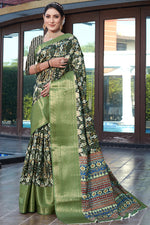 Load image into Gallery viewer, Amazing Black Color Art Silk Fabric Festive Look Saree
