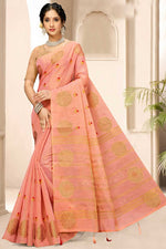 Load image into Gallery viewer, Pink Color Engaging Embroidered Saree In Art Silk Fabric
