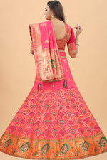 Load image into Gallery viewer, Function Wear Pink Color Splendid Banarasi Silk Lehenga
