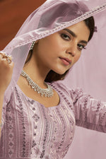 Load image into Gallery viewer, Wedding Wear Silk Fabric Pink Color Sequince Work Lehanga Choli
