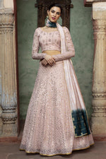 Load image into Gallery viewer, Occasion Wear Lehenga In Pink Color Georgette Fabric
