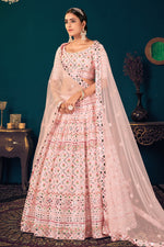 Load image into Gallery viewer, Wedding Wear Pink Color EmbroidePink Lehenga Choli In Georgette Fabric
