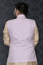 Load image into Gallery viewer, Cotton Function Wear Readymade Men Pink Color Stunning Jacket
