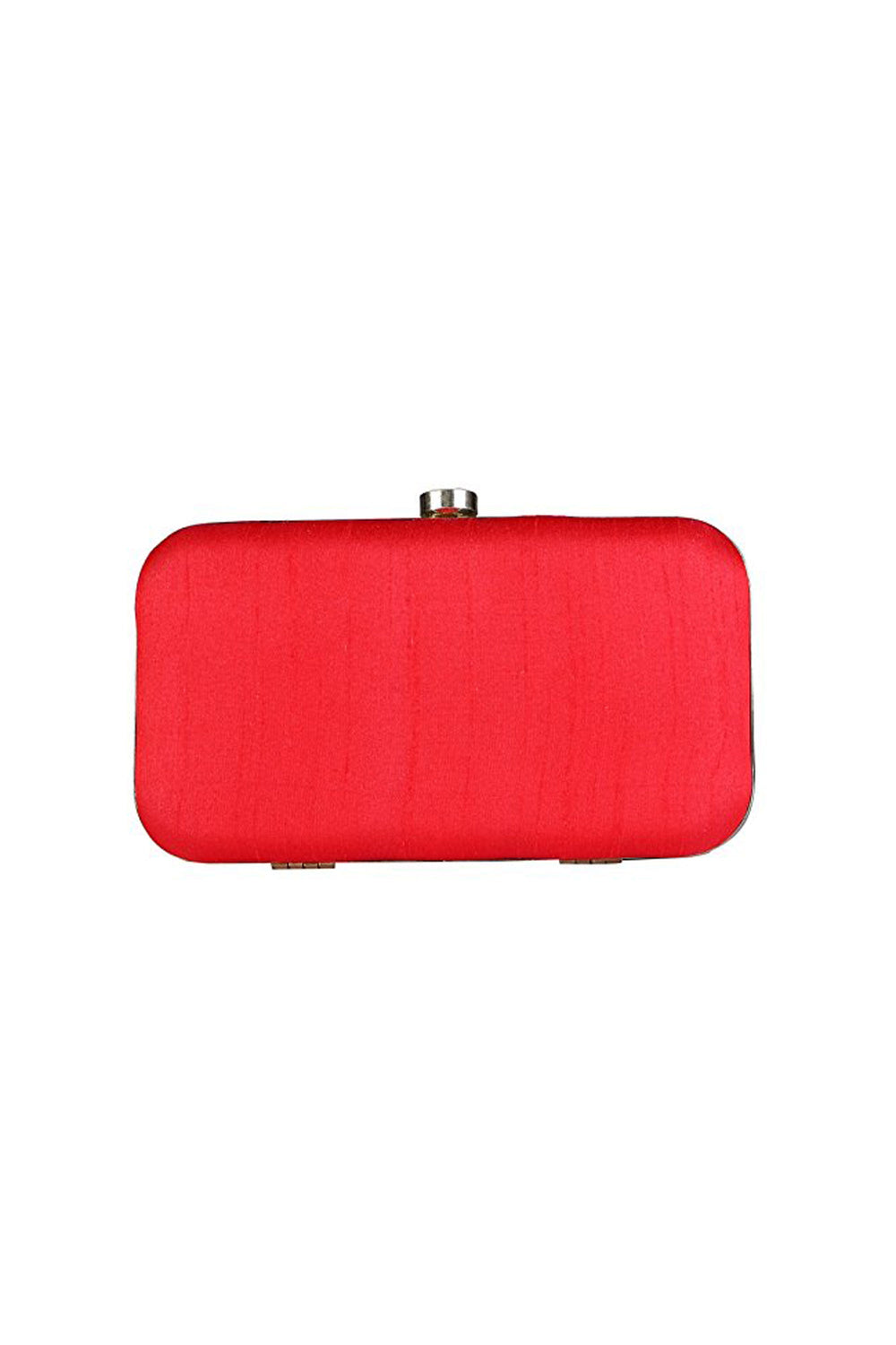 Marvelous Red Fancy Fabric Embroidered Clutch | Buy Online India