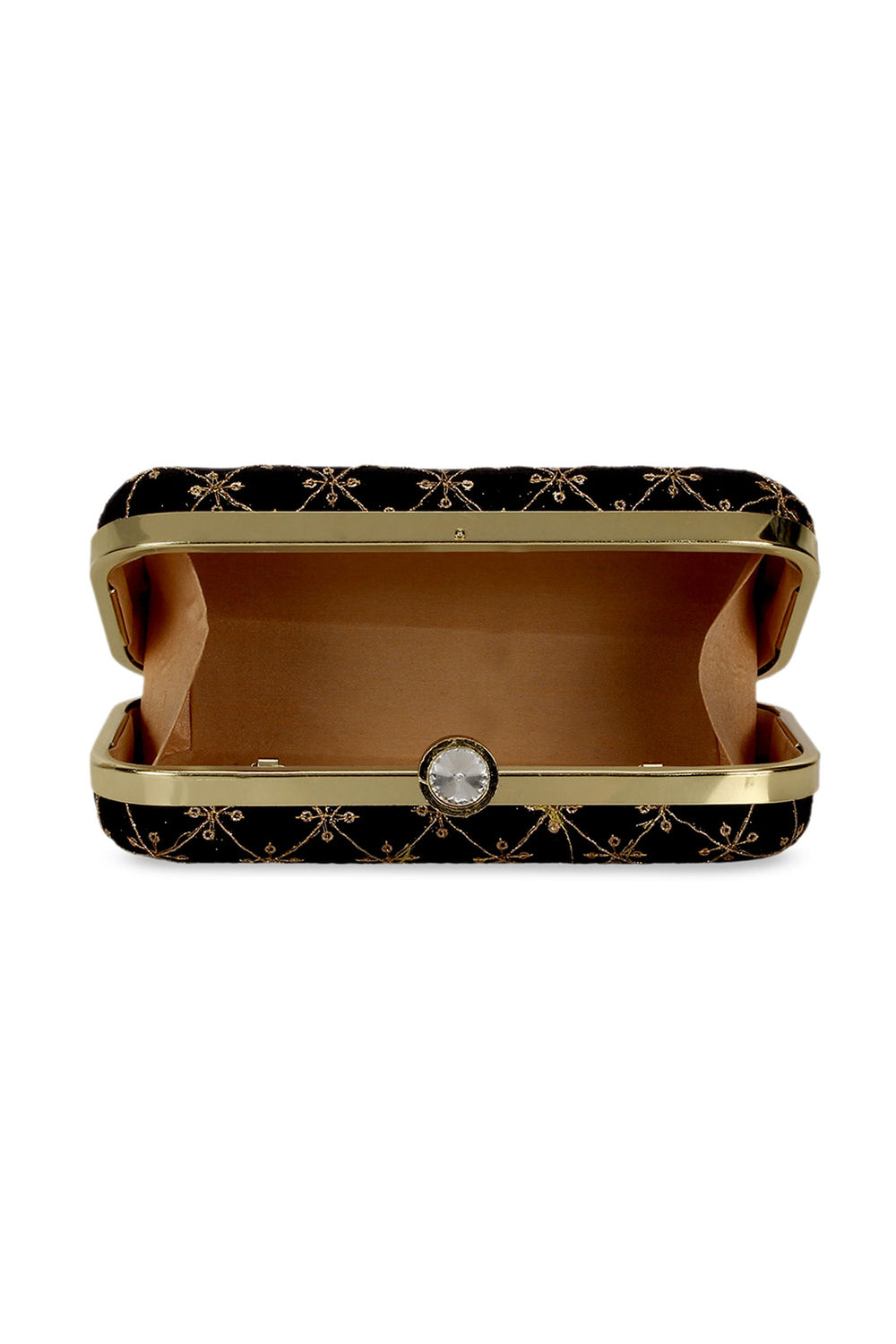 Excellent Fancy Fabric Navy Blue Color Party Style Clutch Purses | Buy Online India