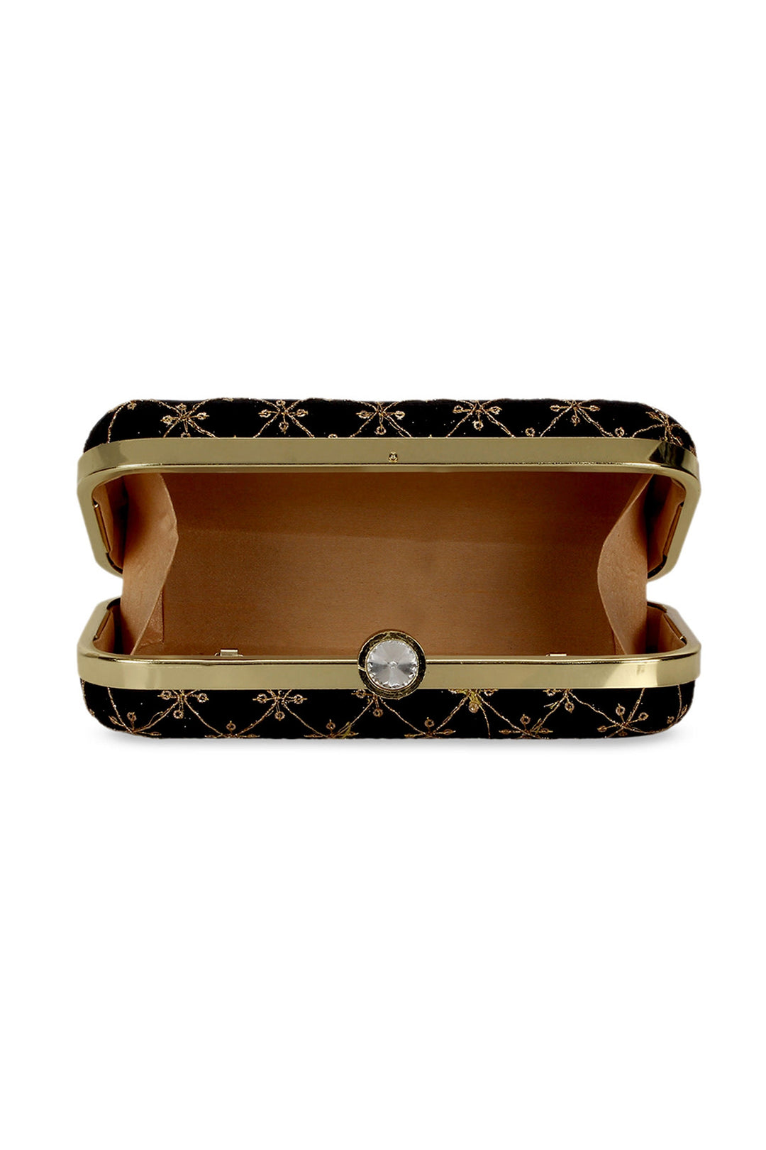 Excellent Fancy Fabric Navy Blue Color Party Style Clutch Purses | Buy Online India