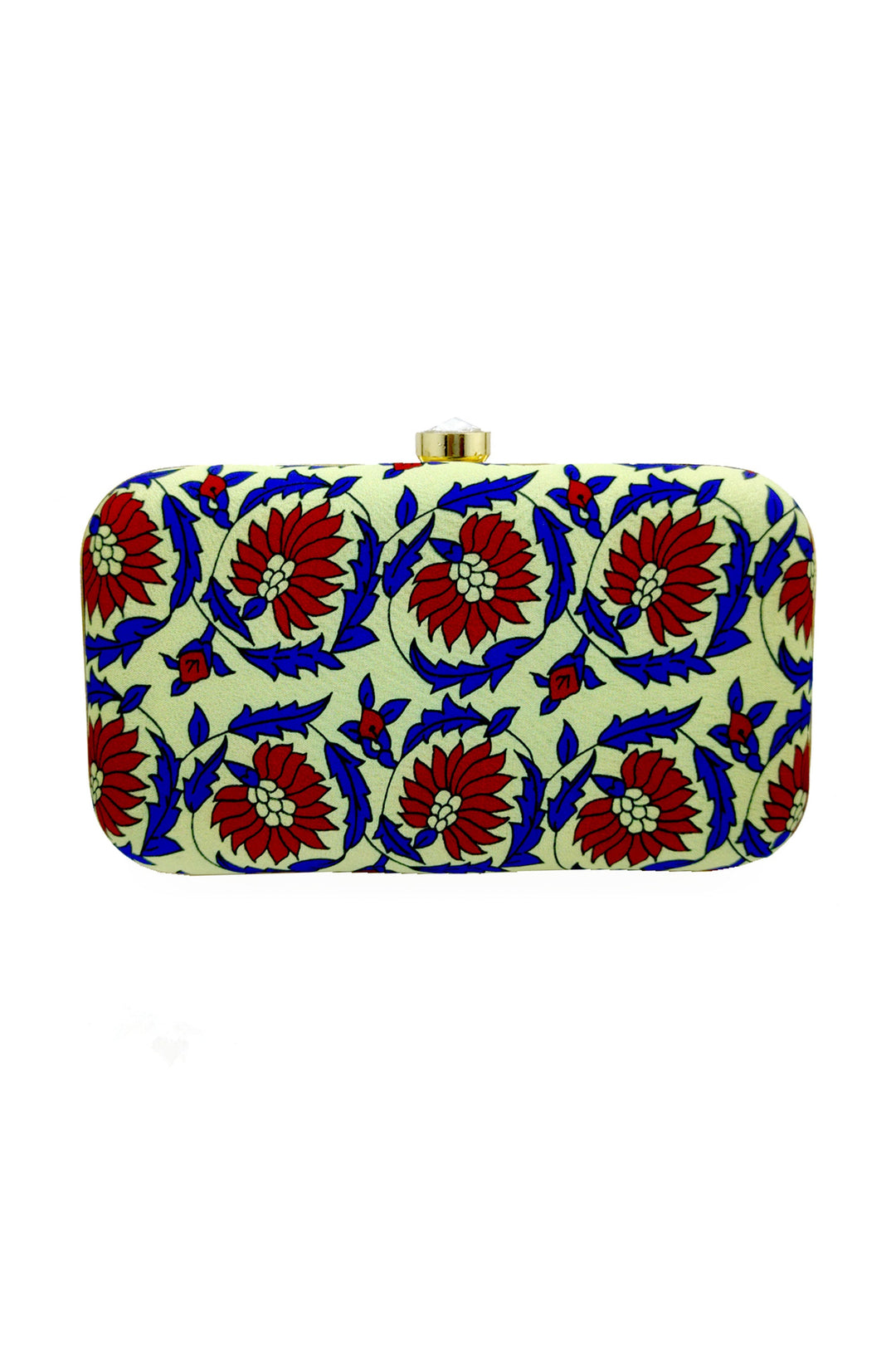 White Color Fancy Fabric Party Style Amazing Clutch Purses | Buy Online India