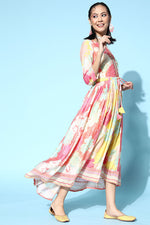 Load image into Gallery viewer, Marvelous Art Silk Fabric Party Look Kurti In Multi Color
