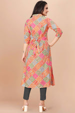 Load image into Gallery viewer, Multi Color Printed Cotton Readymade Kurti
