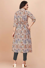 Load image into Gallery viewer, Multi Color Cotton Printed Readymade Kurti
