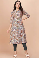 Load image into Gallery viewer, Multi Color Cotton Printed Readymade Kurti
