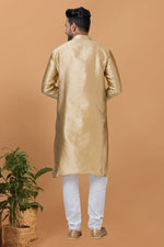 Load image into Gallery viewer, Chikoo Color Readymade Lovely Kurta Pyjama For Men
