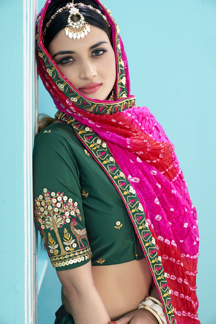 Lehenga Dupatta Draping Styles To Look Slim: Be Classy - Baggout