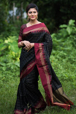 Load image into Gallery viewer, Black Color Art Silk Fabric Festive Look Awesome Saree

