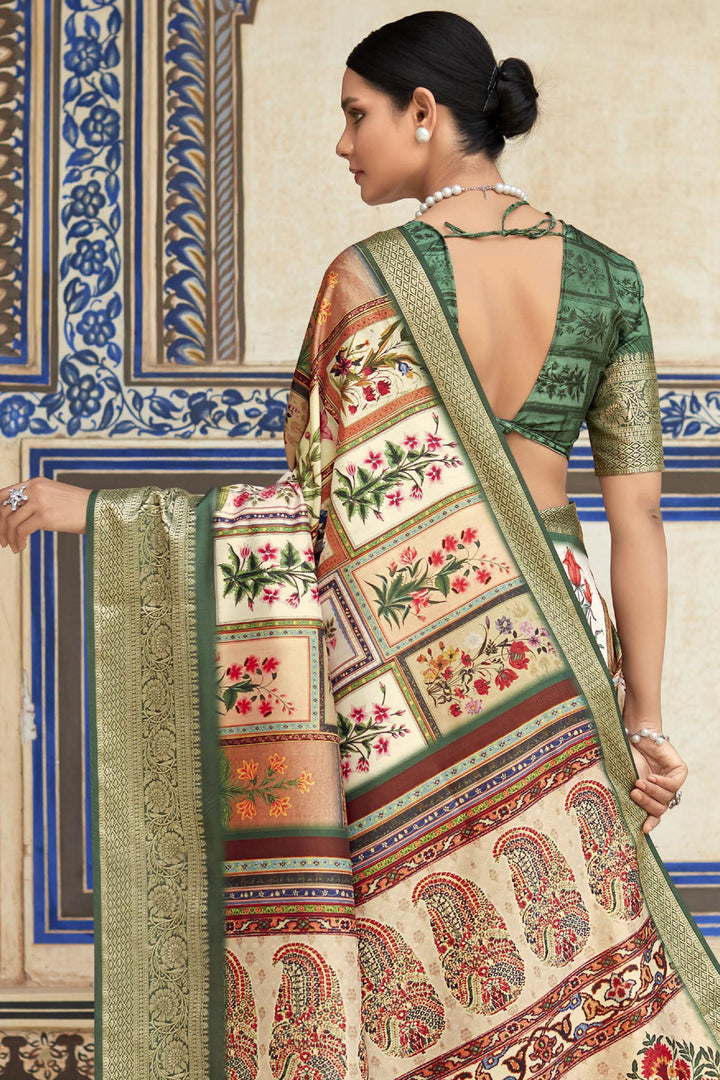 Viscose Fabric Sangeet Wear Mesmeric Saree In Multi Color | Buy Online India