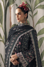 Load image into Gallery viewer, Black Color Festive Wear Digital Print Pakistani Suit In Pure Muslin Fabric
