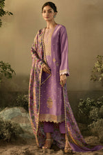 Load image into Gallery viewer, Beatific Banarasi Fabric Party Look Salwar Suit In Lavender Color