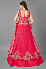 Load image into Gallery viewer, Net Fabric Wedding Wear Fancy Work Lehenga Choli
