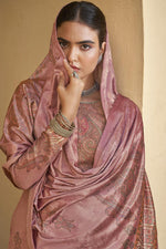Load image into Gallery viewer, Pink Color Printed Daily Wear Pashmina Fabric Palazzo Suit
