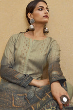 Load image into Gallery viewer, Digital Printed Cream Color Daily Wear Pashmina Fabric Palazzo Suit
