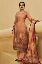 Load image into Gallery viewer, Pashmina Fabric Casual Digital Printed Peach Color Palazzo Suit
