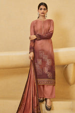 Load image into Gallery viewer, Pashmina Fabric Daily Wear Simple Digital Printed Peach Color Palazzo Suit
