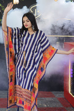 Load image into Gallery viewer, Multi Color Chinon Fabric Digital Printed Stunning Kaftan
