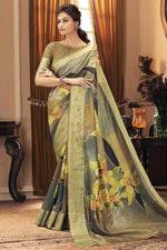 Load image into Gallery viewer, Party Style Trendy Multi Color Saree In Art Silk Fabric
